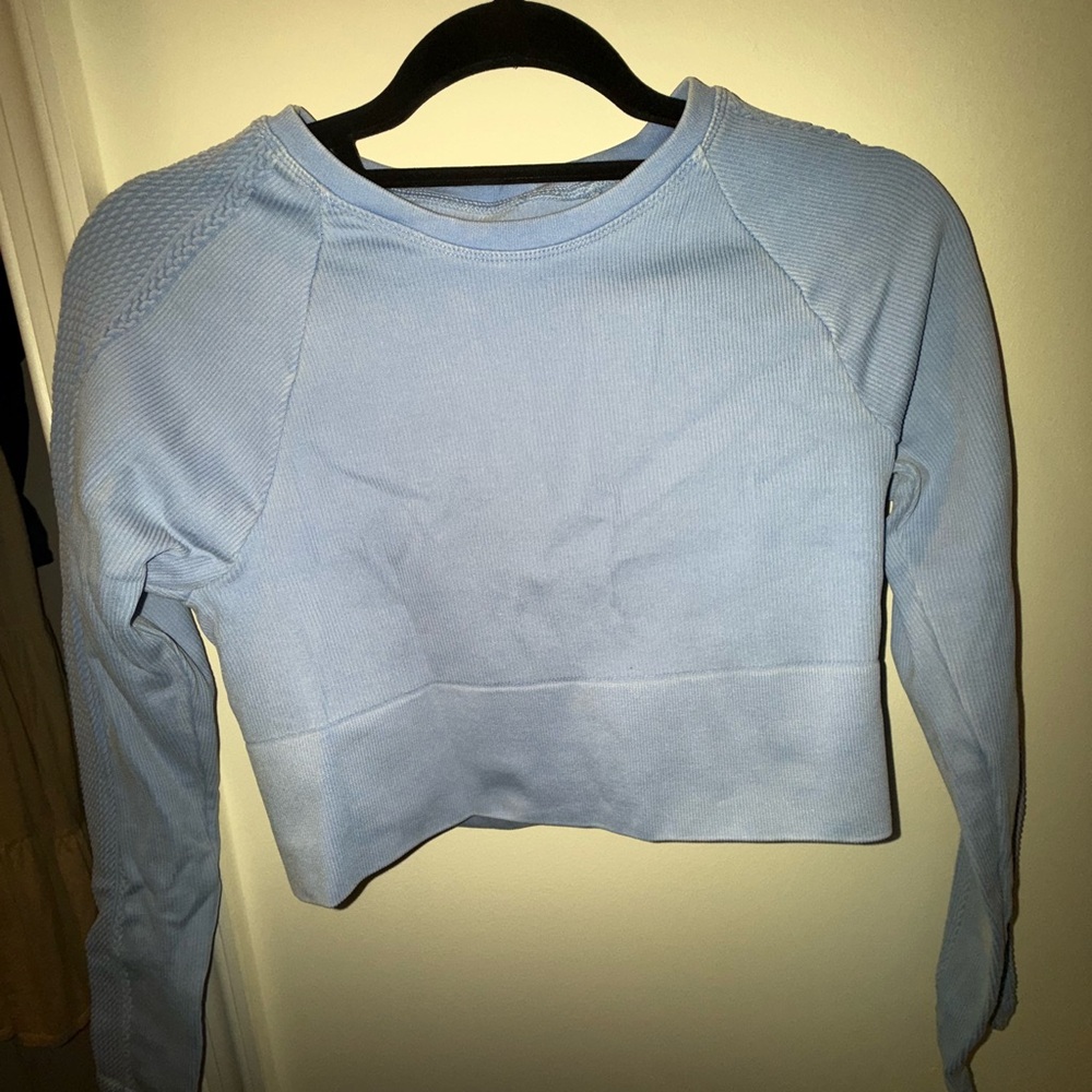 OFFLINE Sky Blue Women's Crop Top